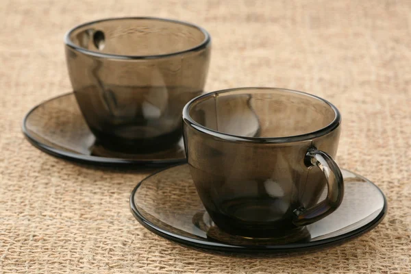 Two coffee pairs — Stock Photo, Image