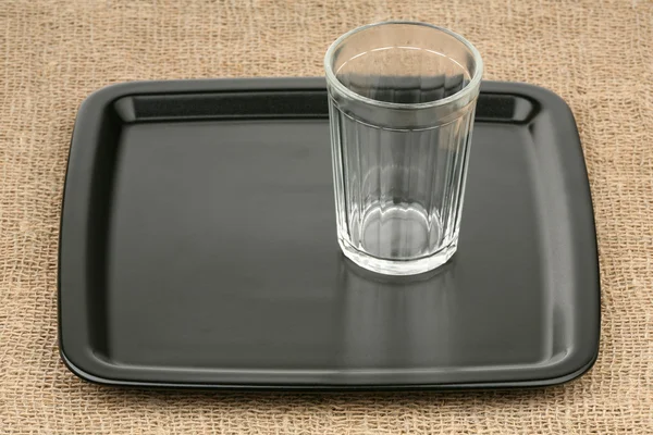 Толстый стеклянный стакан — стоковое фото