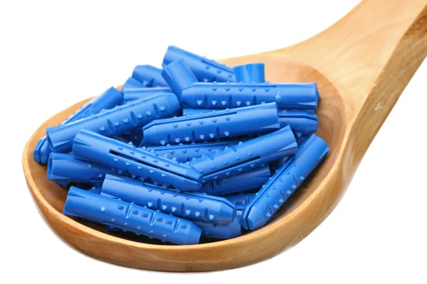 Modré kolíky — Stock fotografie