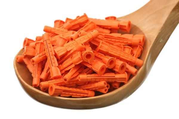 Oranžové kolíky — Stock fotografie