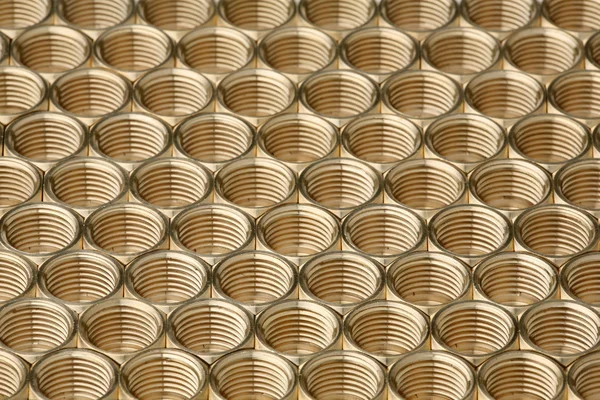 Brass nuts — Stock Photo, Image