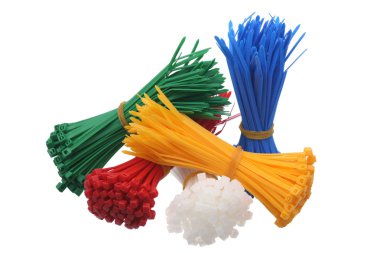 Plastic cable ties clipart