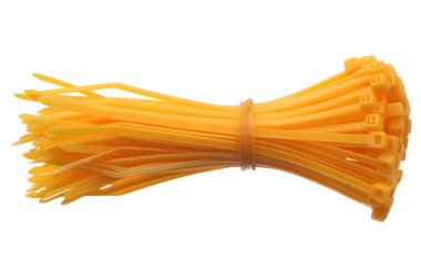 Yellow cable ties clipart