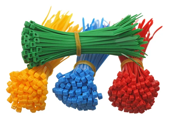 Laços de cabo de plástico — Fotografia de Stock