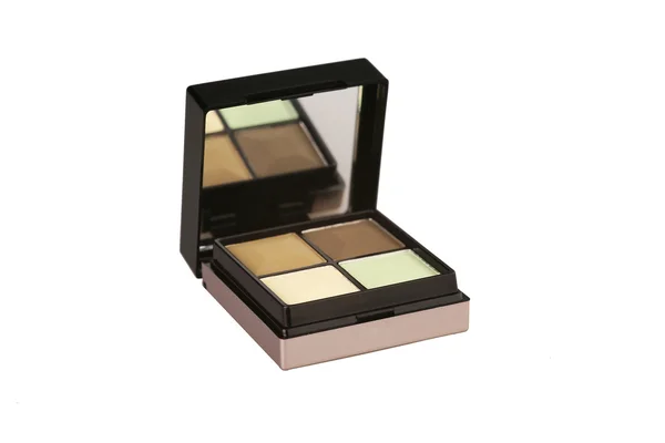 stock image Eye shadow in open box with mirror