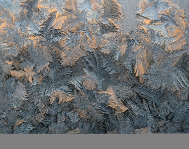 Frost patterns clipart