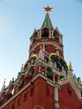 Spasskaya Tower Kremlin clipart