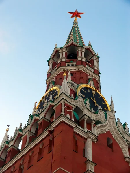 Spasskaya tornet Kreml — Stockfoto