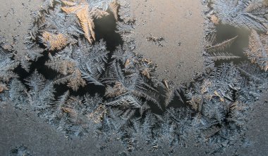 Frost patterns clipart