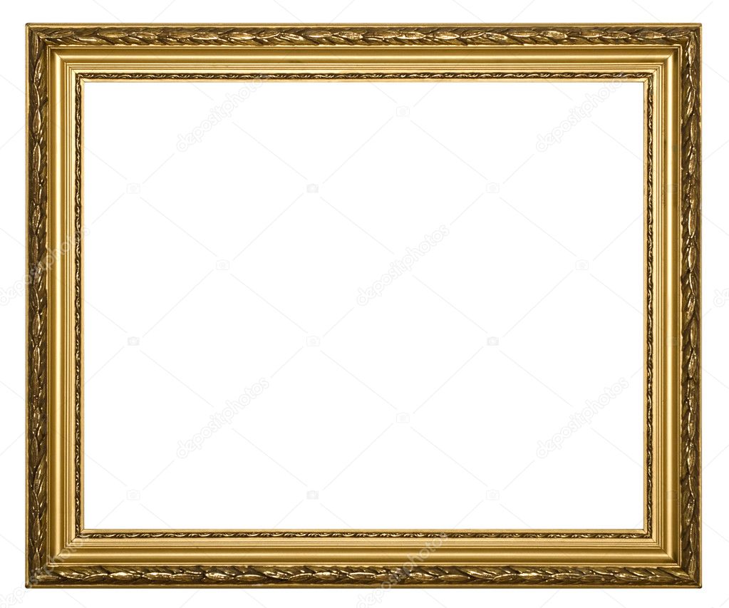 Gold frames for painting and foto