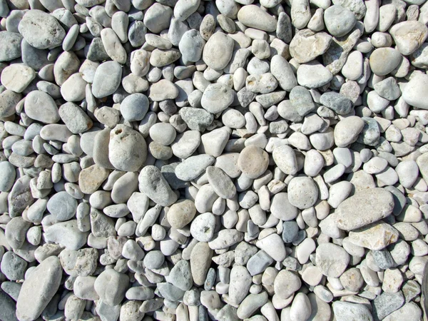 黒 sea1 のビーチで小石 — ストック写真