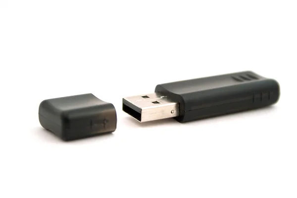 Almacenamiento USB sobre un fondo blanco. isola —  Fotos de Stock