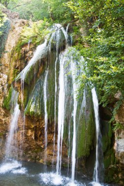 Waterfalls of Dzhur-dzhur in Crimean mou clipart