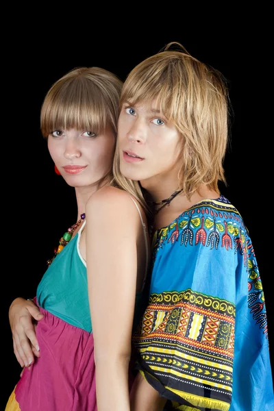 Portrét dvojice mladých krásy. ISO — Stock fotografie