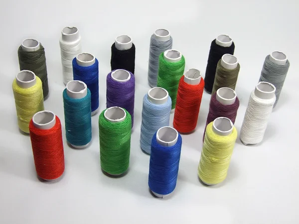 Coloured threads — Stock Photo, Image