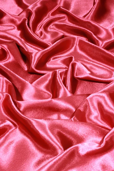 Beautiful red silk. — Stock fotografie
