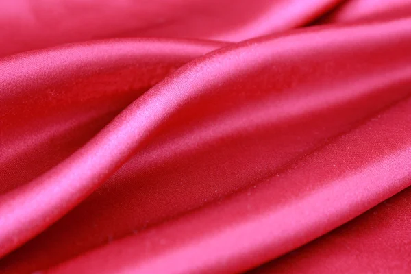 Beautiful red silk fabric — Stok fotoğraf