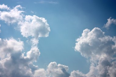 Sky with clouds clipart