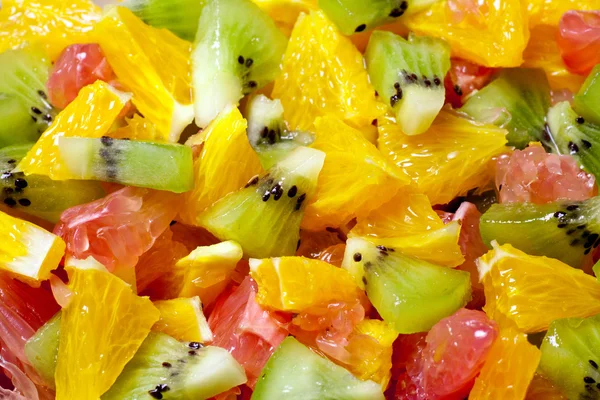 stock image Lettuce from tropical different fruit.