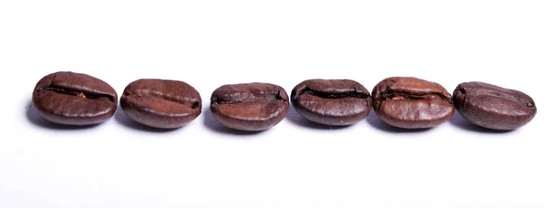 咖啡豆的路径. — 图库照片