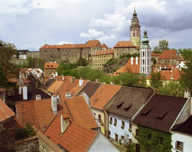 Czech Krumlov view clipart