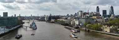 London Panorama from Tower bridge clipart