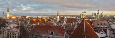 Tallinn, Estonya-SU'da panoramik görünüm