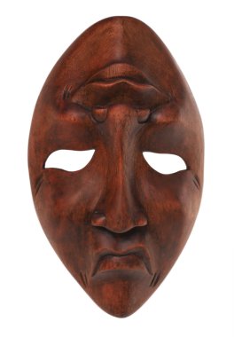 Yunan tahta maske