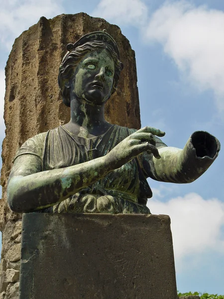 Escultura de um de habitantes de Pompe — Fotografia de Stock