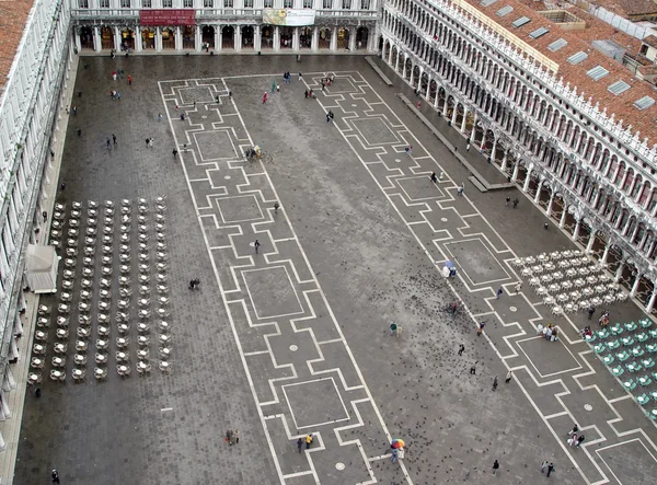 Площадь Сан-Марко, Венеция в Италии — стоковое фото