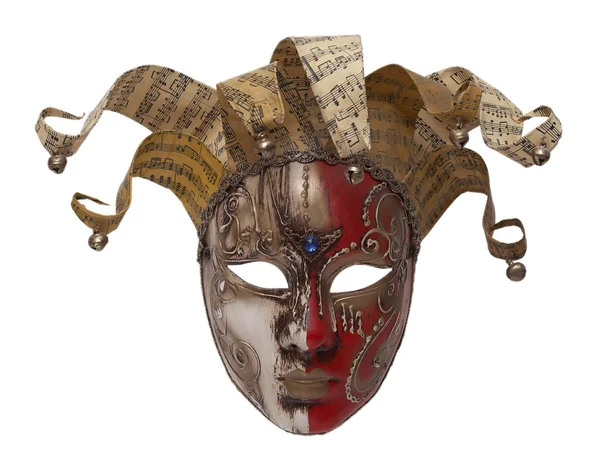 Italiaanse traditionele masker frontale Carnaval van Venetië — Stockfoto