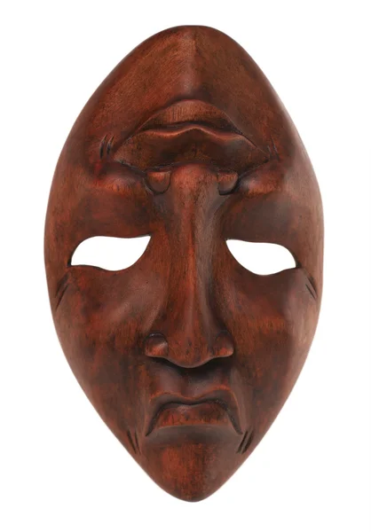 Masque en bois grec — Photo