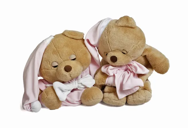 Zachte teddybeer paar — Stockfoto
