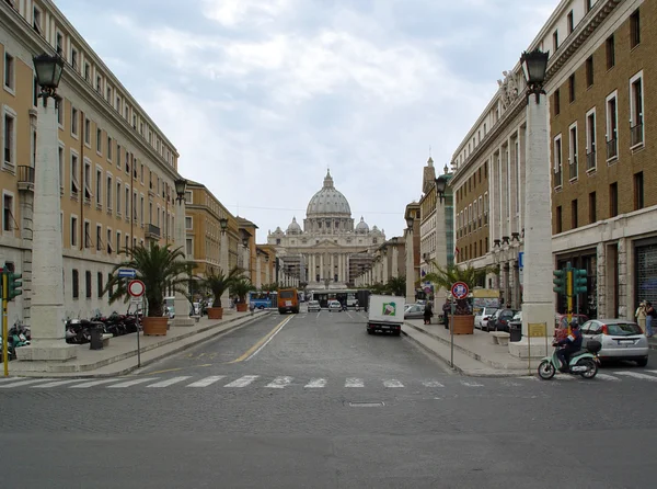 Strada per il Vaticano Immagine Stock