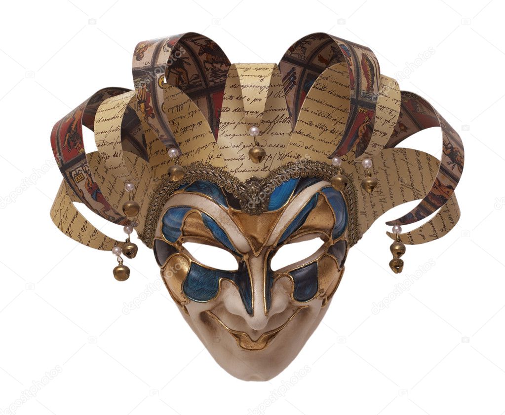 Etna Dum specificere Italian traditional mask of Harlequin frontal – Stock Editorial Photo ©  Michey #1136730