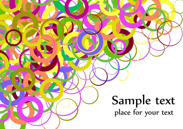 Confettis fond coloré effe éclaboussure — Image vectorielle