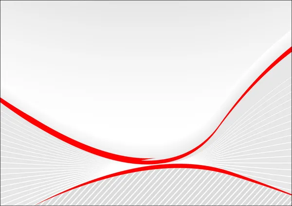 Carte grise avec lignes rouges — Image vectorielle