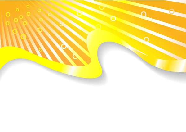 Ηλιόλουστη κάρτα Orange Ηλιακή — Διανυσματικό Αρχείο