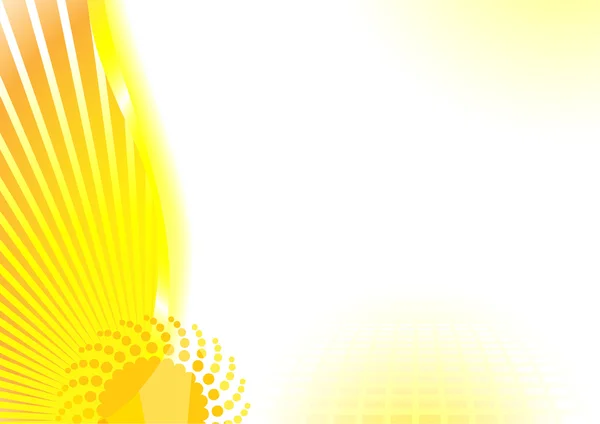 Солнечный мощный вихрь — стоковый вектор