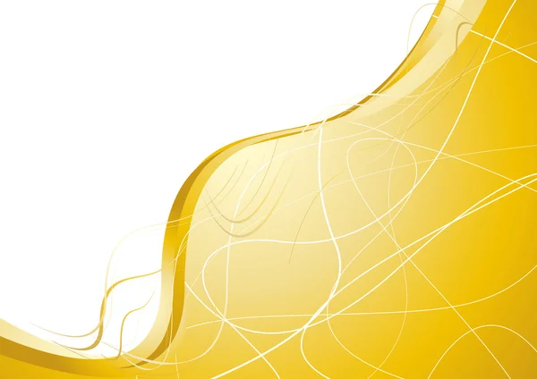 Belle carte dorée — Image vectorielle