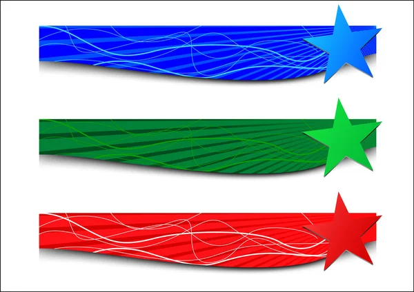 Vector insamling av tre mönster — Stock vektor