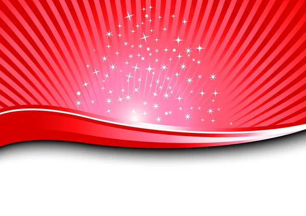 Red magical background — Stockvector