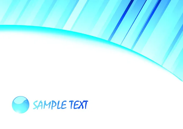 Cartão de visita em azul com amostra de texto —  Vetores de Stock