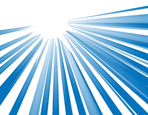 Carte bleue avec le soleil bleu — Image vectorielle
