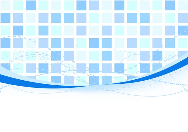 Background - blue tiles — Stock Vector