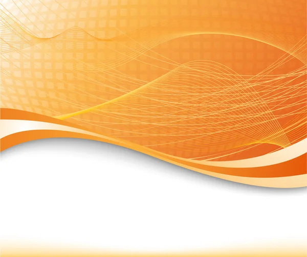 Fond Sunburst - couleur orange — Image vectorielle