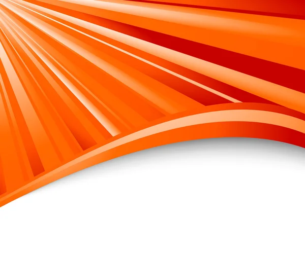 抽象的なオレンジ線背景 — ストックベクタ