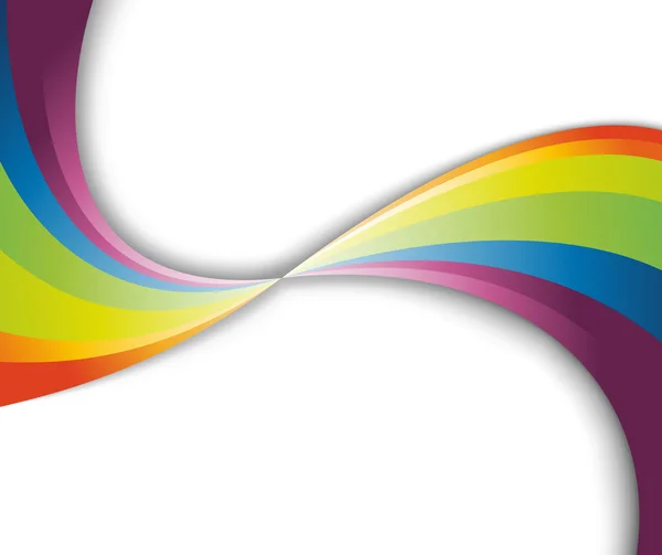 Abstrakt rainbow ny våg — Stock vektor