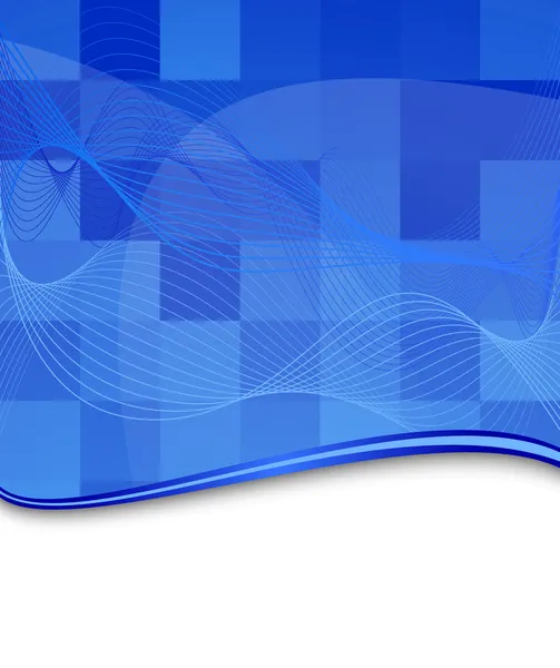 Modèle de fond de tuile bleue — Image vectorielle