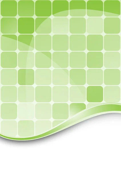 Зеленый абстрактный шаблон — стоковый вектор